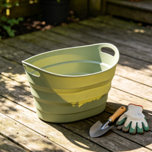 Flexible Plastic Gardening Carry Bucket Container