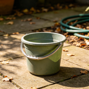 Reinforced Metal Handle Garden Cleaning Bucket