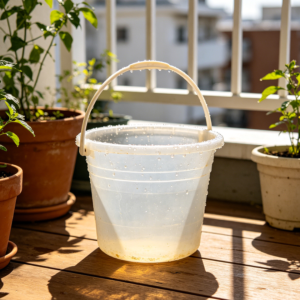 Compact Balcony Planting Utility Water Bucket